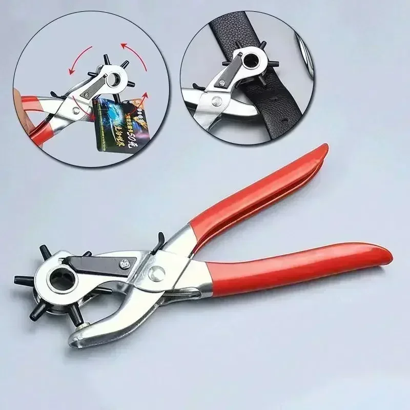 Leatherwork Awl - Multifunctionele Lederen Ponsgereedschap Horlogeband Riem Koeienhuid