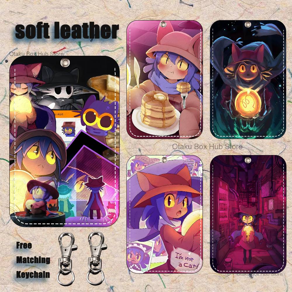 Leatherwork Keychain - Anime N-Niko O-OneshotS houder sleutelhanger voor