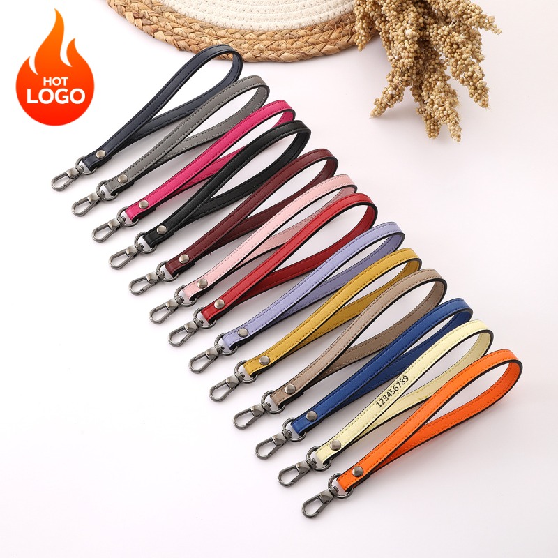 Leatherwork Keychain - Aangepaste LOGO sleutelhanger blanco leer lasergraveren
