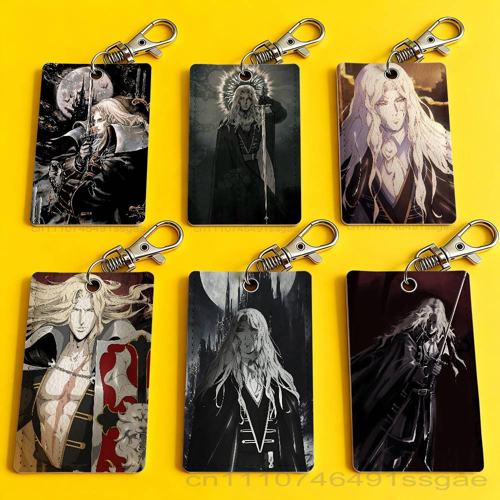Leatherwork Keychain - Game C-Castlevania Alucard badgehouder sleutelhanger voor