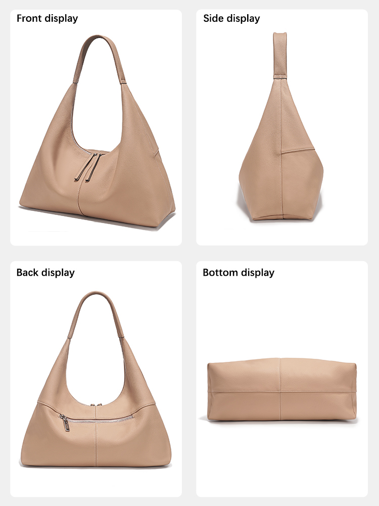 Zency Dames Echt Lederen Hobo  - Leatherwork Designs recensie en prijs