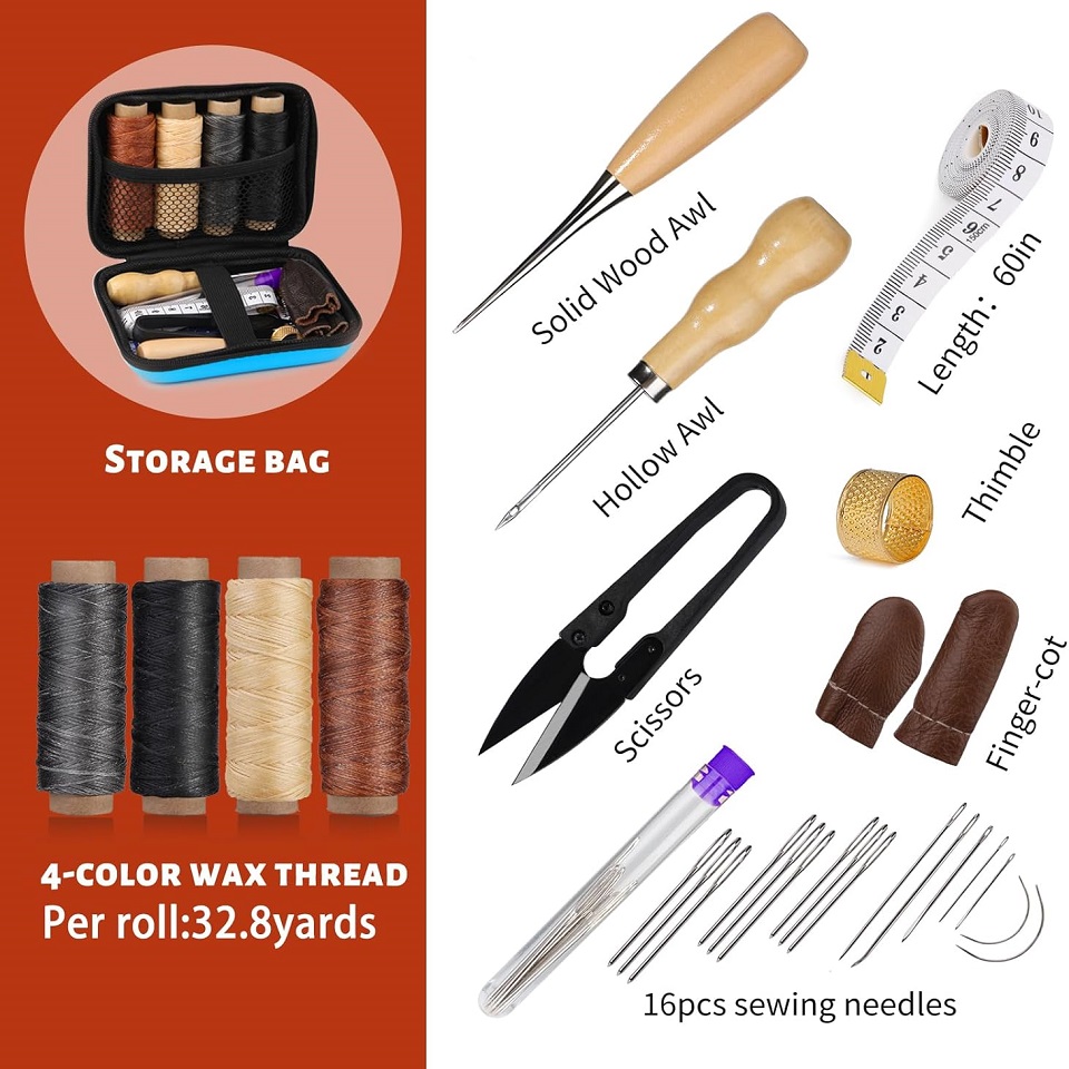 BUDDUR lederen naaigereedschap - Leatherwork Awl recensie en prijs