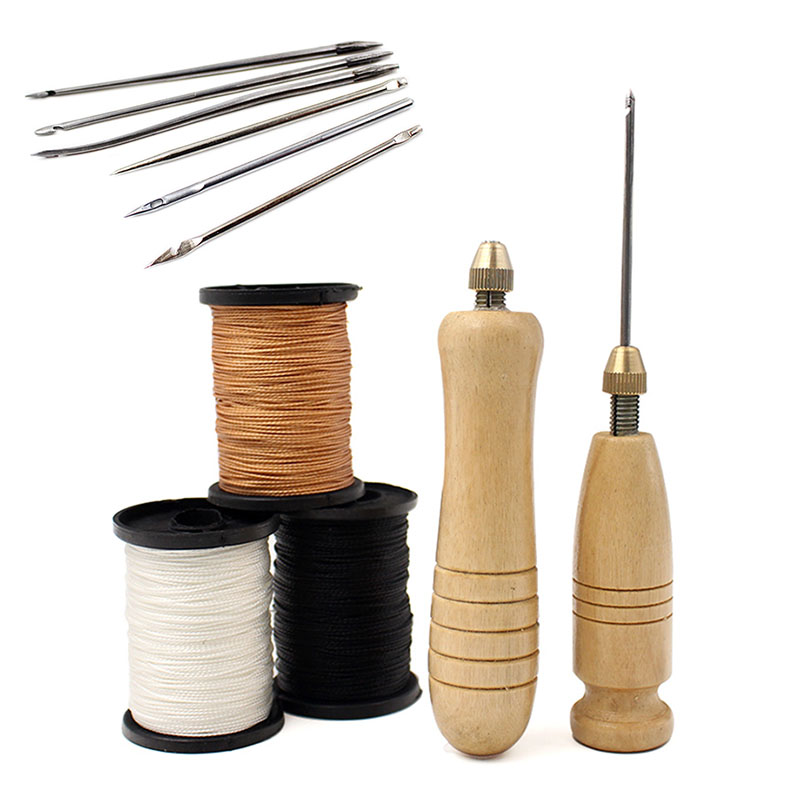 1Set DIY Leder Naai-naald met  - Leatherwork Awl recensie en prijs