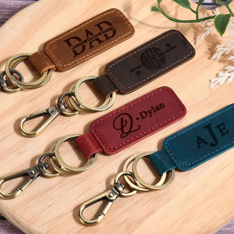 Laser aangepast logo lederen s - Leatherwork Keychain recensie en prijs