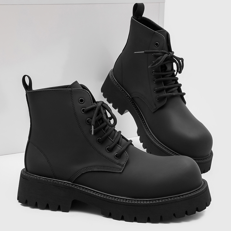 Maat 38-46, zwarte hoge combat - Leatherwork Designs recensie en prijs