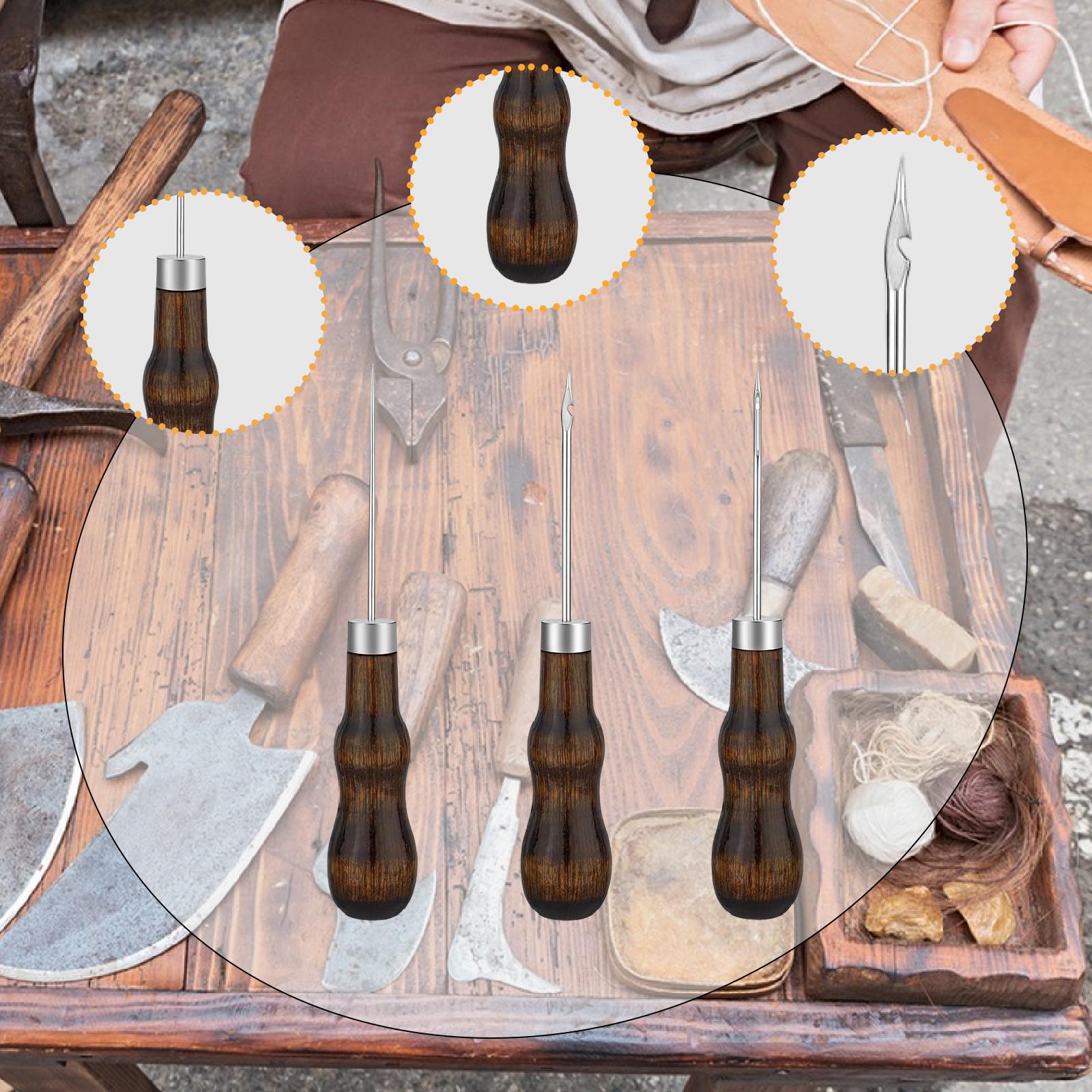 Handnaaigereedschapset met naa - Leatherwork Awl recensie en prijs